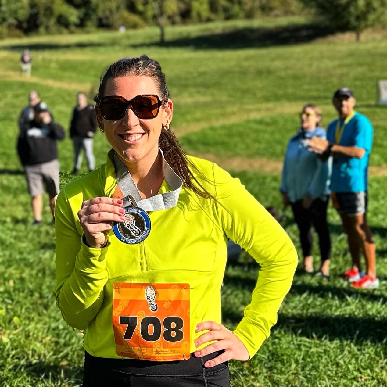 Running medal photo