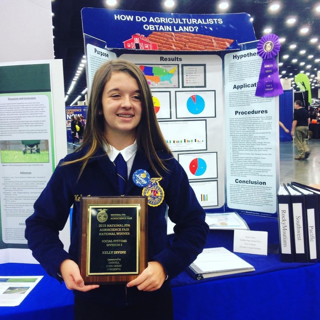 FFA nationals Kelly Irvine