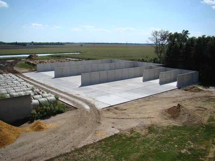 Image of corn bunker.