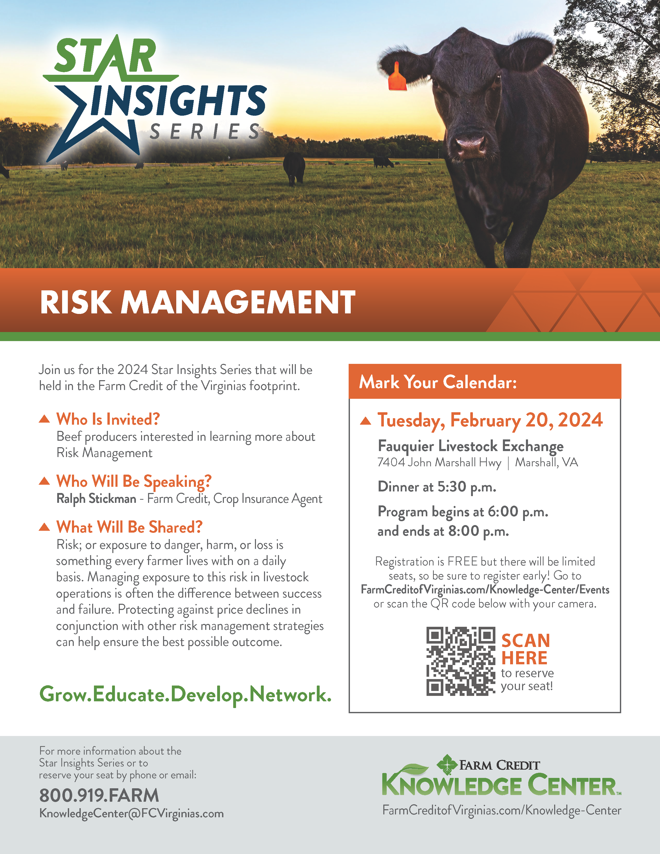 Risk Management Event Flyer