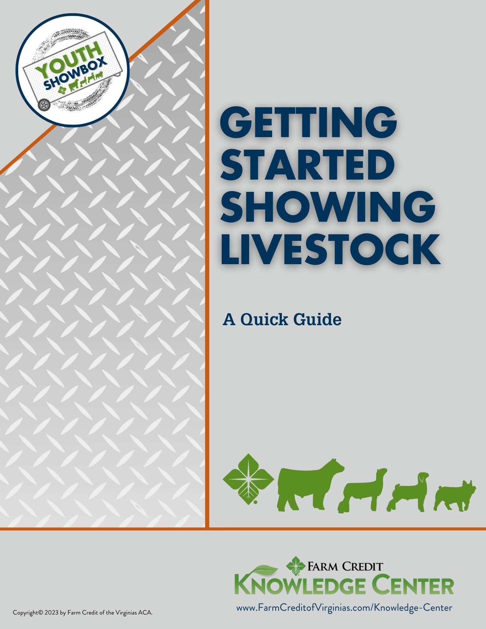 Cover image of Getting Started Showing Livestock Quick Guide