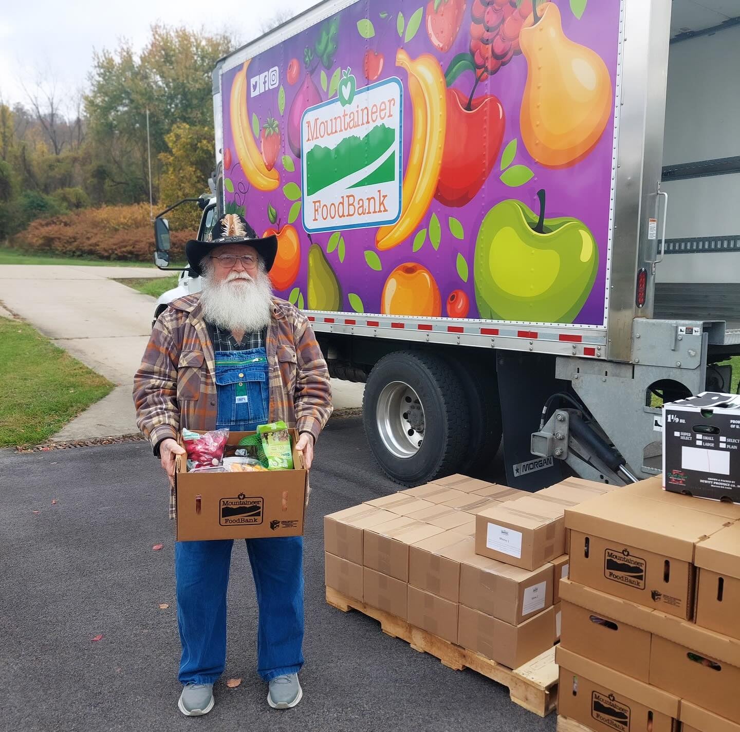 Mountaineer Food Bank donation photo