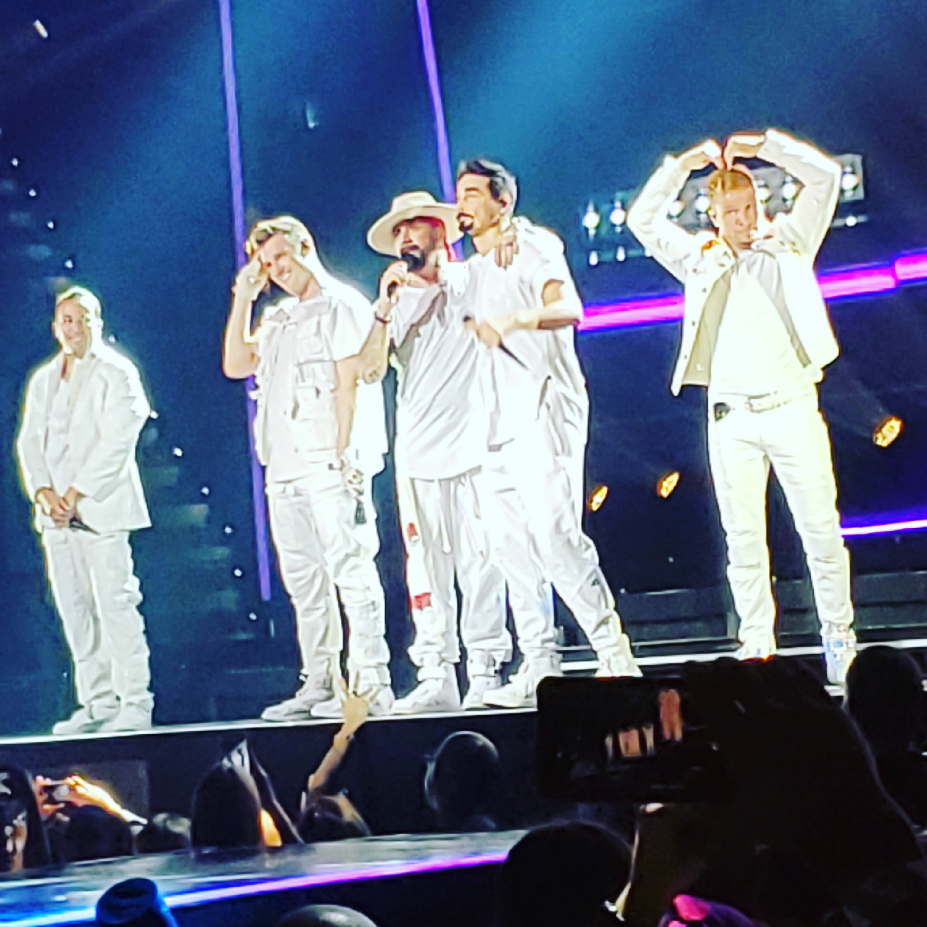 backstreet boys on stage