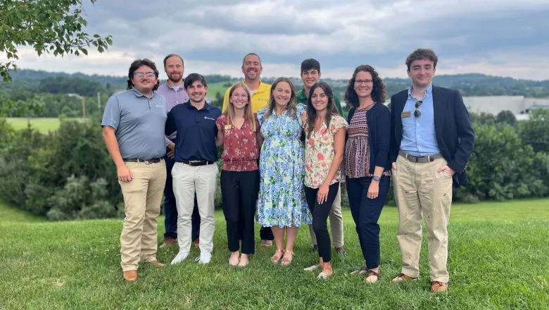 Summer interns and mentors