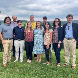 Summer interns and mentors